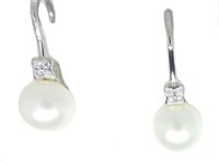 Orecchini Recarlo Donna in Oro Perla 0.08 Ct XD161/0850 - XD161/0850